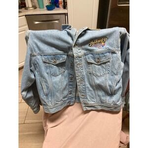 Vintage 90s NFL Branded Pittsburgh Steelers Denim Jacket Size L
